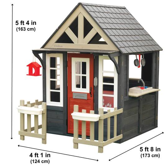 KidKraft Navy Wooden Riverscape Playhouse Set